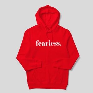 Fearless Red Hoodie